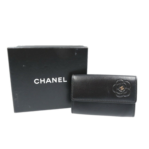 CHANEL Camellia Cocomark No. 15 Black Card Case - Picture 3 of 8
